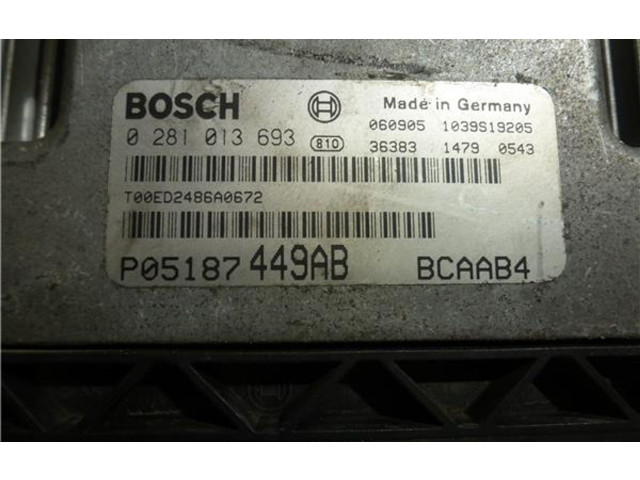 Řídící jednotka 281013693, P05187449AB Dodge Caliber 2007