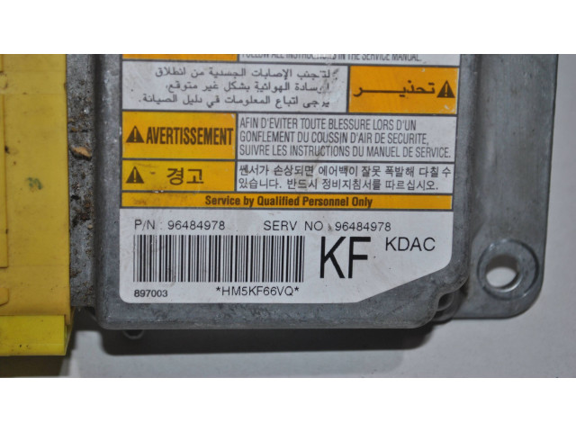 Блок подушек безопасности 96484978, 897003   Chevrolet Matiz