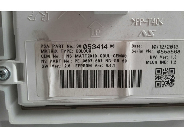 Панель приборов 9805341480 Peugeot 2008 I