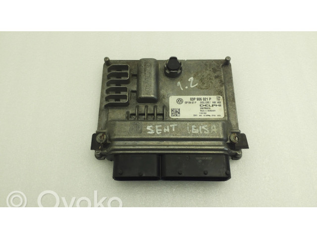 Блок управления двигателя 03P906021P, 28276974   Seat Ibiza IV (6J,6P)