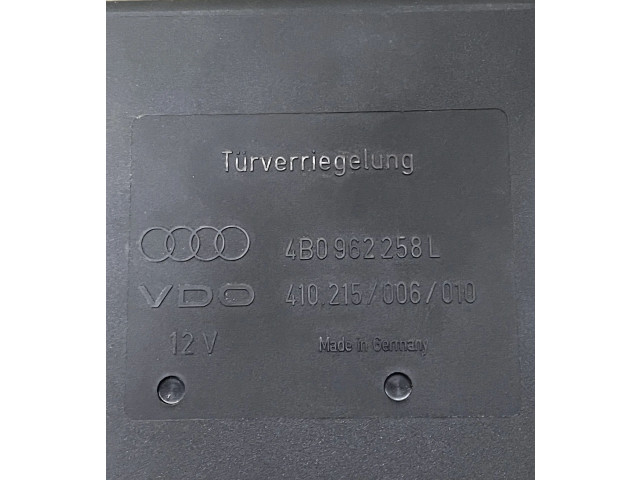 Блок комфорта 4B0962258L, 410215006010   Audi A6 S6 C5 4B   