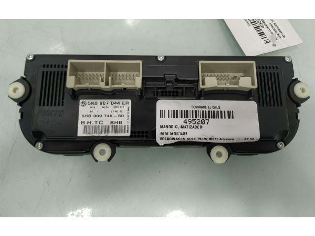 Блок управления климат-контролем 5K0907044ER Volkswagen Golf Plus