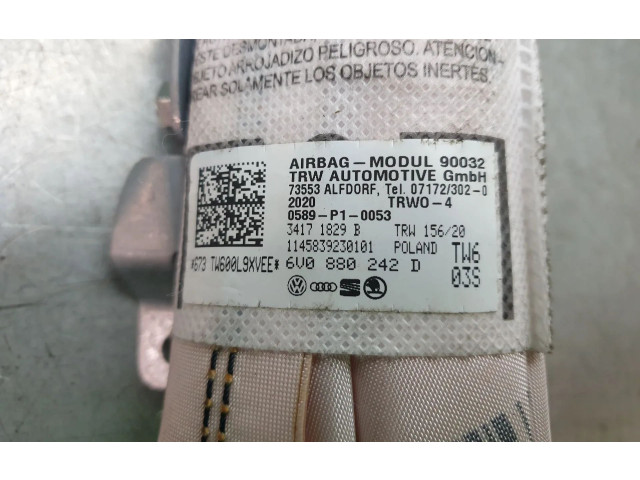 Подушка безопасности в сиденье 6V0880242D, 34171829B Skoda Fabia Mk3 (NJ)