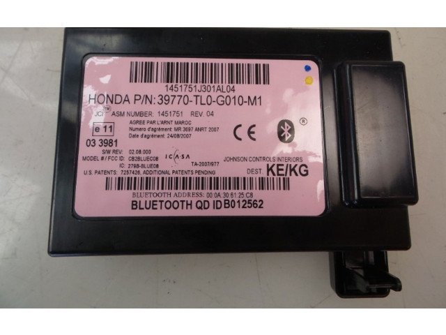 Блок управления 39770TLOG010M1, 39770TLOG010M1 Honda Accord