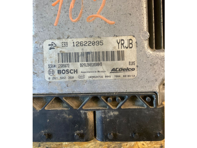 Блок управления двигателем Блок управления 0261S02360, 12622095 Cadillac CT6