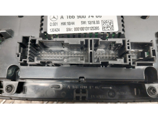 Блок управления климат-контролем A1669007408   Mercedes-Benz GL X166