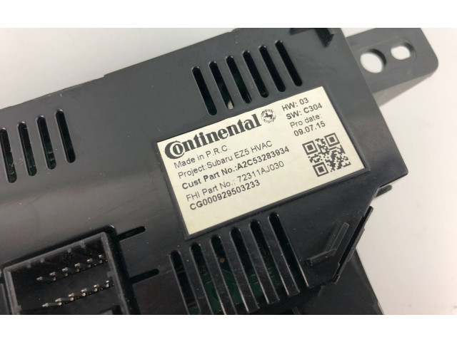 Блок управления климат-контролем 72311AJ030 Subaru Outback