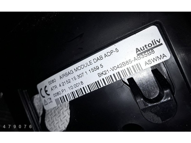 Подушка безопасности водителя bk21v042b85ab35b8   Ford Transit Custom