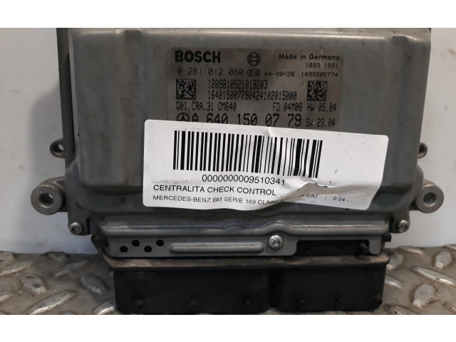 Vstřikovací čerpadlo A6401500779, 0281012060 Mercedes-Benz A W169 OM640940