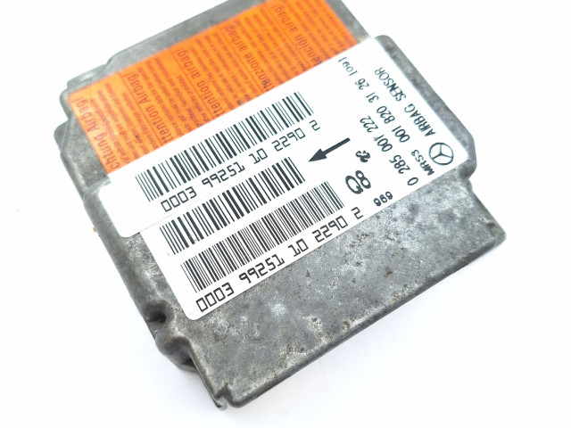 Блок подушек безопасности 0285001222, 0018203126   Mercedes-Benz A W168