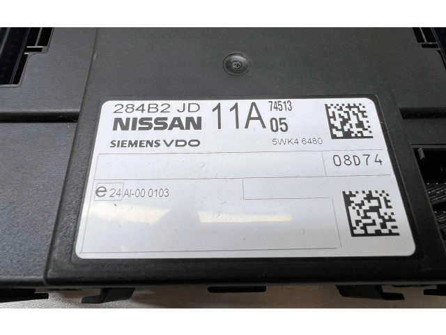 Комфортный модуль 284B2JD11A, 24AL000103   Nissan X-Trail T31 2008