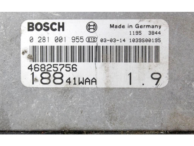 Řídící jednotka 16673   Fiat Punto (188) 2003