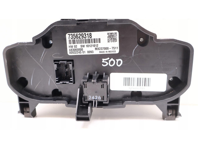 Блок управления климат-контролем 735629318 Fiat 500X