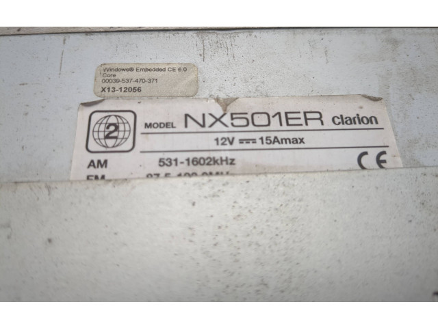 Радио/ проигрыватель CD/DVD / навигация X1312056, NX501EB Renault Clio IV D4F740