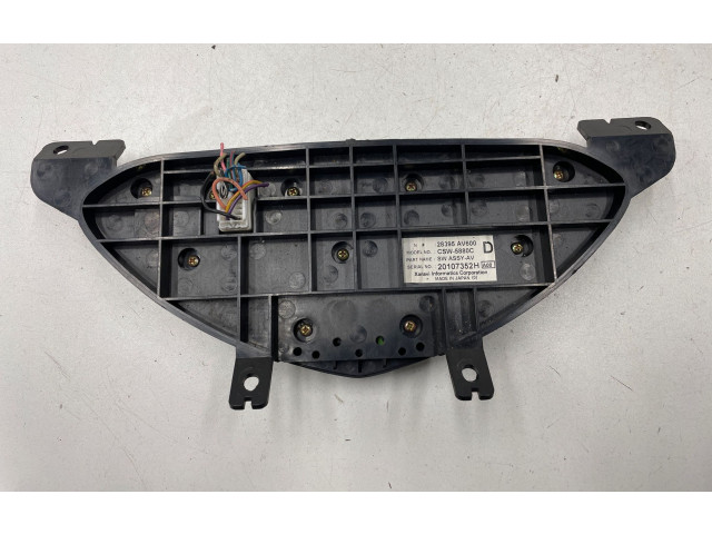 Блок управления кондиционера воздуха / климата/ печки (в салоне) 28395AV600, CSW5880C Nissan Primera