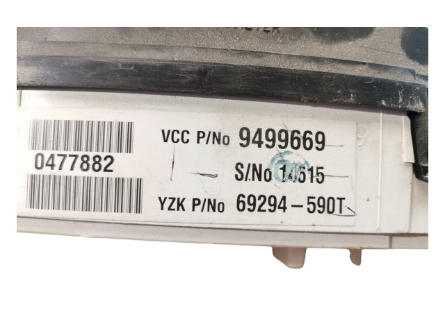 Панель приборов 9499669, 0477882   Volvo V70       