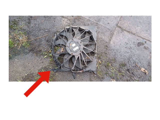 Вентилятор радиатора     6732694663800, 885003262    BMW X3 E83 