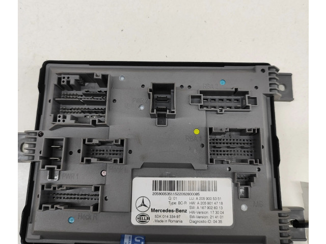 Блок комфорта A2059005351, A2059014718 Mercedes-Benz EQC