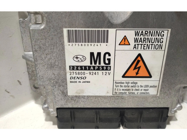 Блок управления двигателя 22611AP590, 2758009241   Subaru Legacy