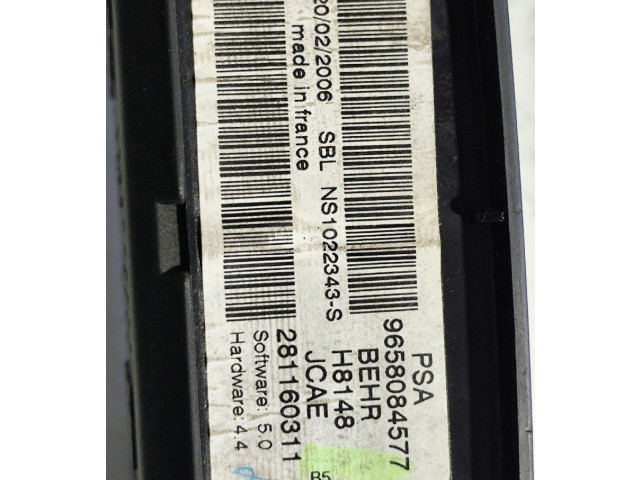 Блок управления климат-контролем 9658084577 Citroen C4 I