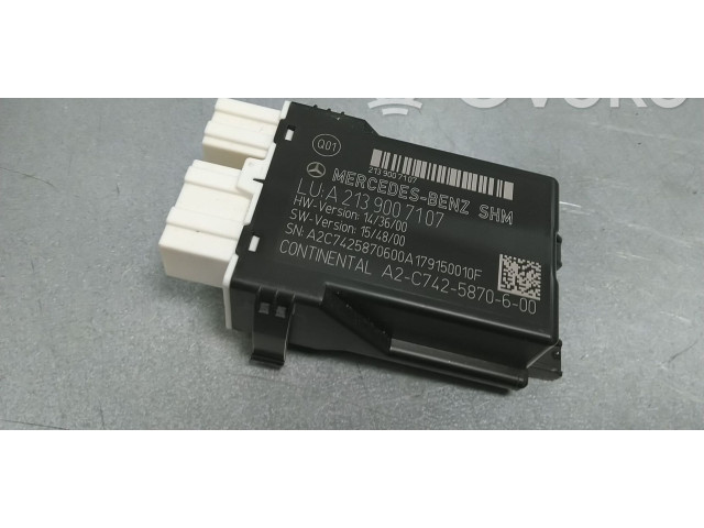 Рулевая рейка  Модуль управления сидением A2139007107   Mercedes-Benz E W213 2016 -  года