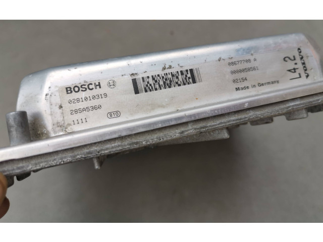 Блок управления двигателя 0281010319, 08677708A Volvo S60