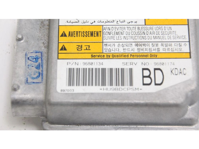 Блок подушек безопасности 96801134, 96801134   Chevrolet Matiz