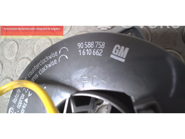 Подрулевой шлейф SRS 90588758, 24436920 Opel Astra G