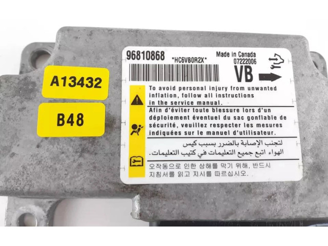 Блок подушек безопасности 96810868, HC6VB0R2X   Chevrolet Captiva
