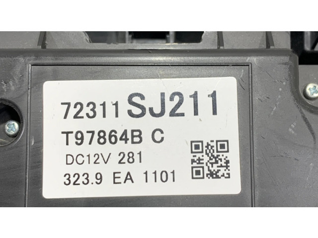 Блок управления климат-контролем 72311SJ211, T97864B Subaru Forester SK