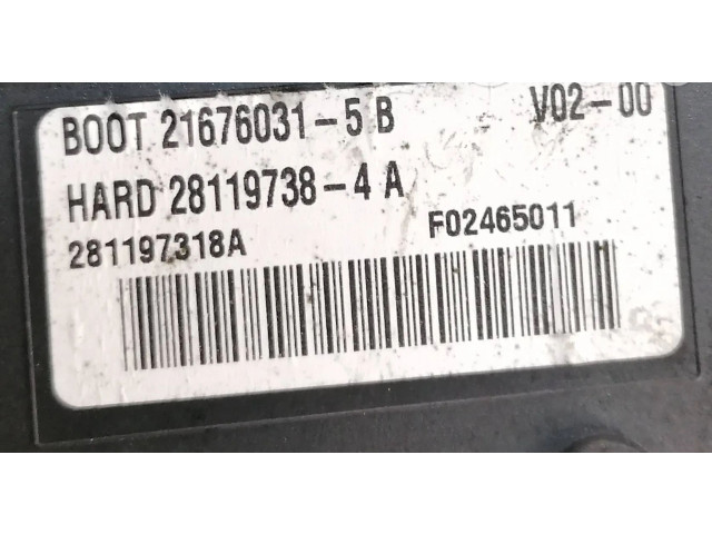 Блок комфорта 28119738, F02465011   Citroen C5   