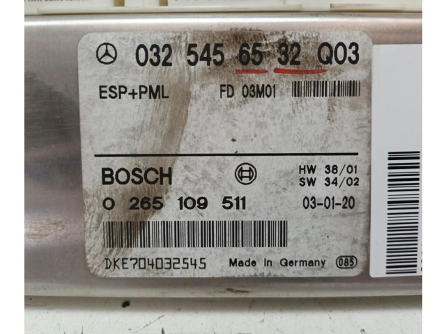 Блок управления АБС 0325456532   Mercedes-Benz E W211