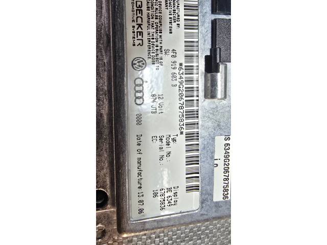 Дисплей    4F0919603B   Audi A6 S6 C6 4F