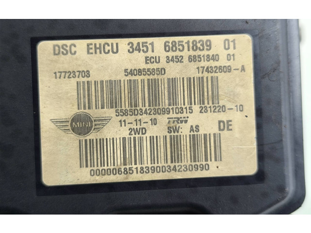 Jednotka ABS 6851839, 17723703 Mini Cooper Countryman R60 2011