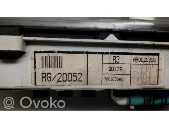 Přístrojová deska  Rover 214 - 216 - 220 1997 AR0025001, RG20052  