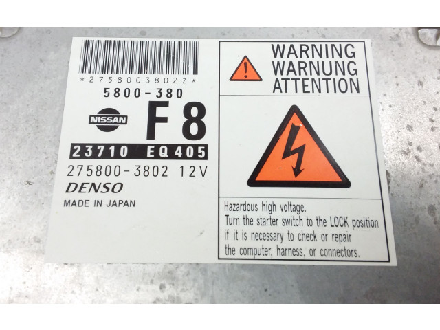 Řídící jednotka 23710EQ405, 2758003802 Nissan X-Trail T30 2005