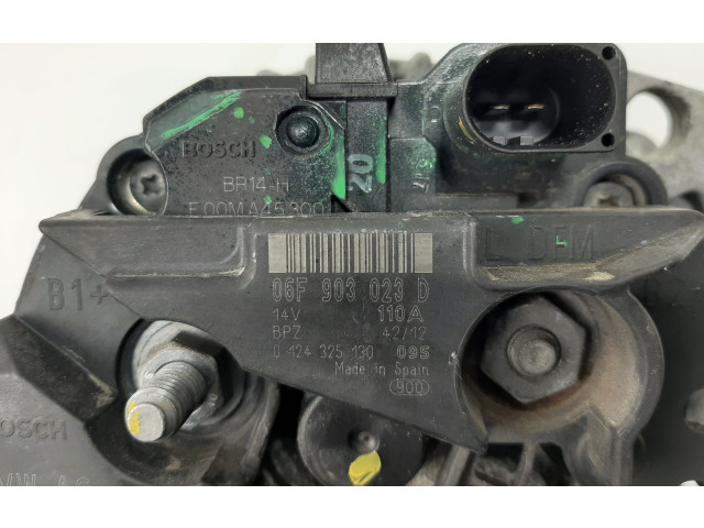 Генератор 06F903023D Skoda Fabia Mk2 (5J)