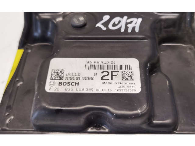 Блок управления двигателя 237101118S, 237101118S Dacia Lodgy