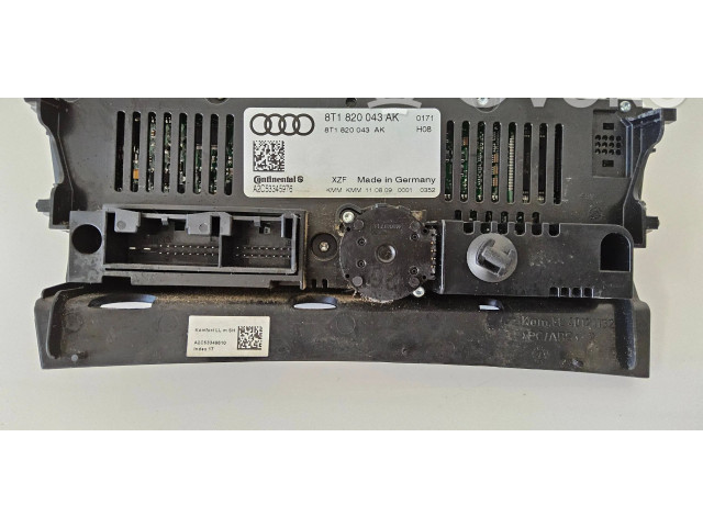 Блок управления климат-контролем 8T1820043AK, A2C53345976   Audi Q5 SQ5
