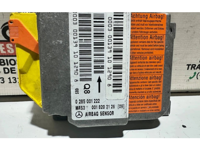 Блок подушек безопасности 0285001222 Mercedes-Benz A W168