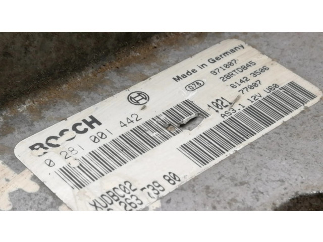 Řídící jednotka 0281001442, 9626373980 Fiat Scudo 2000