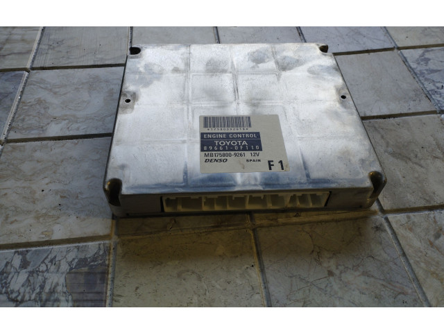Блок управления двигателя 896610F091, 1758009431   Toyota Corolla Verso AR10