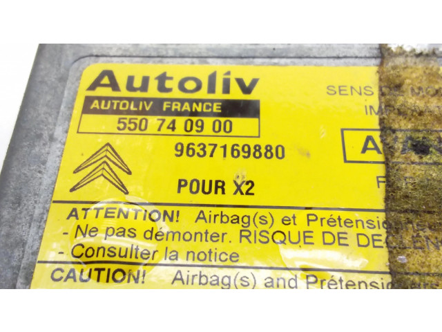 Блок подушек безопасности 550740900, 9637169880   Citroen Xantia