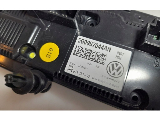Блок управления климат-контролем 5G0907044AN, 5G0907044AN   Volkswagen Golf VII