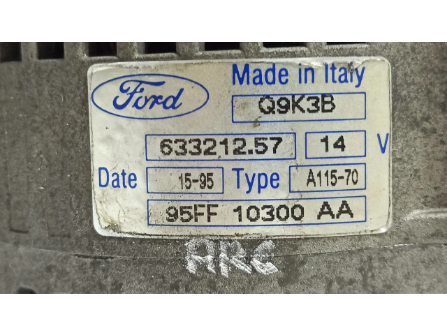 Генератор 63321257, 95FF10300AA Ford Escort