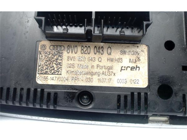 Блок управления климат-контролем 8V0820043Q Audi RS3