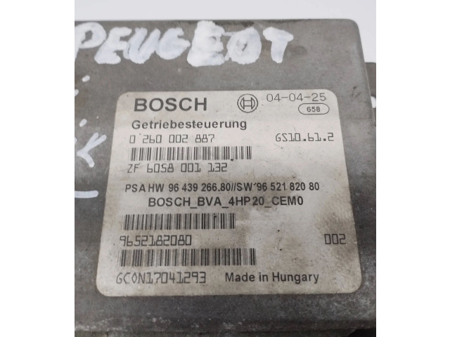 Блок управления коробкой передач 9652182080 Peugeot 607