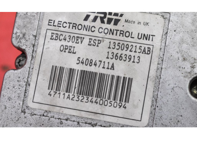 Блок АБС 13136694, 13136694   Opel  Vectra C  2005 - 2009 года
