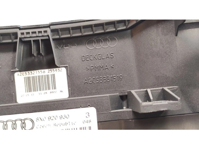 Панель приборов 8X0920930   Audi A1       