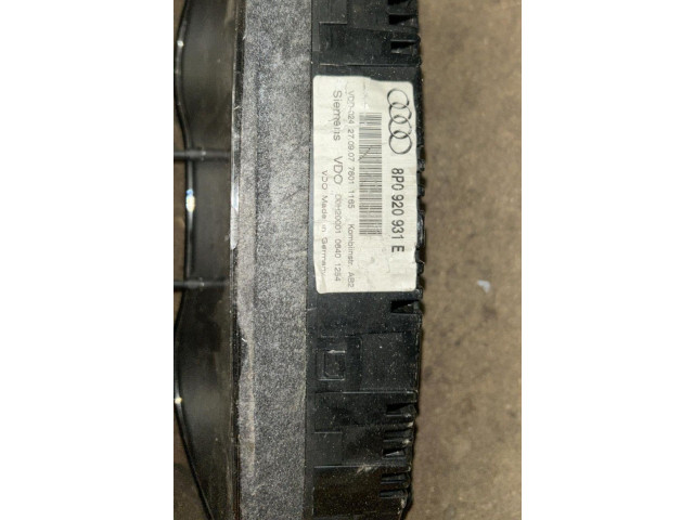 Панель приборов Audi A3 S3 8P